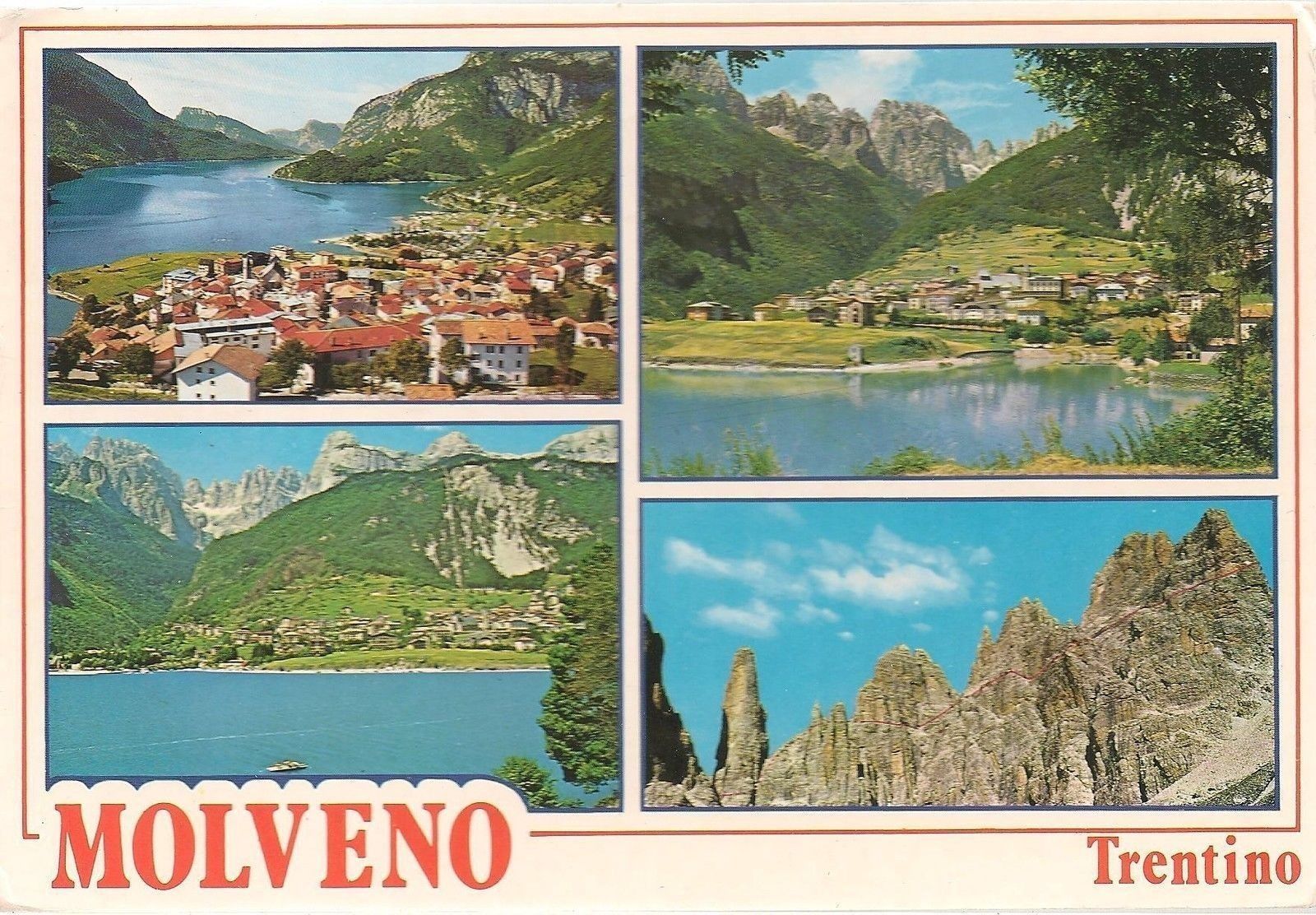 MOLVENO - 4 VEDUTE - V1990