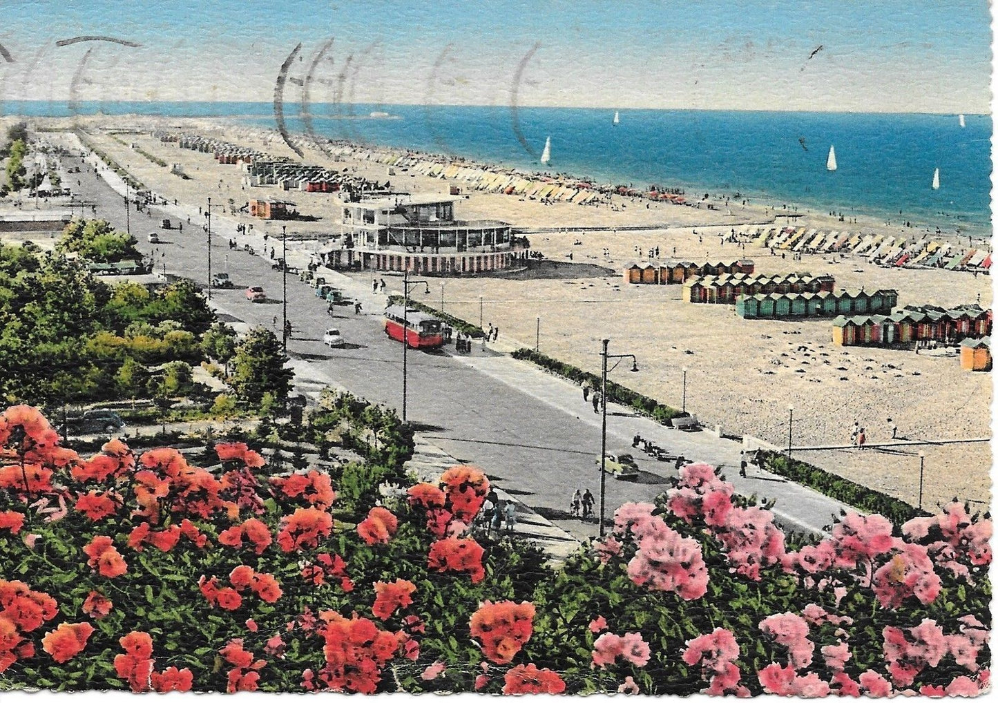 RIVIERA DI RIMINI - SPIAGGIA - COLORATA - V1957
