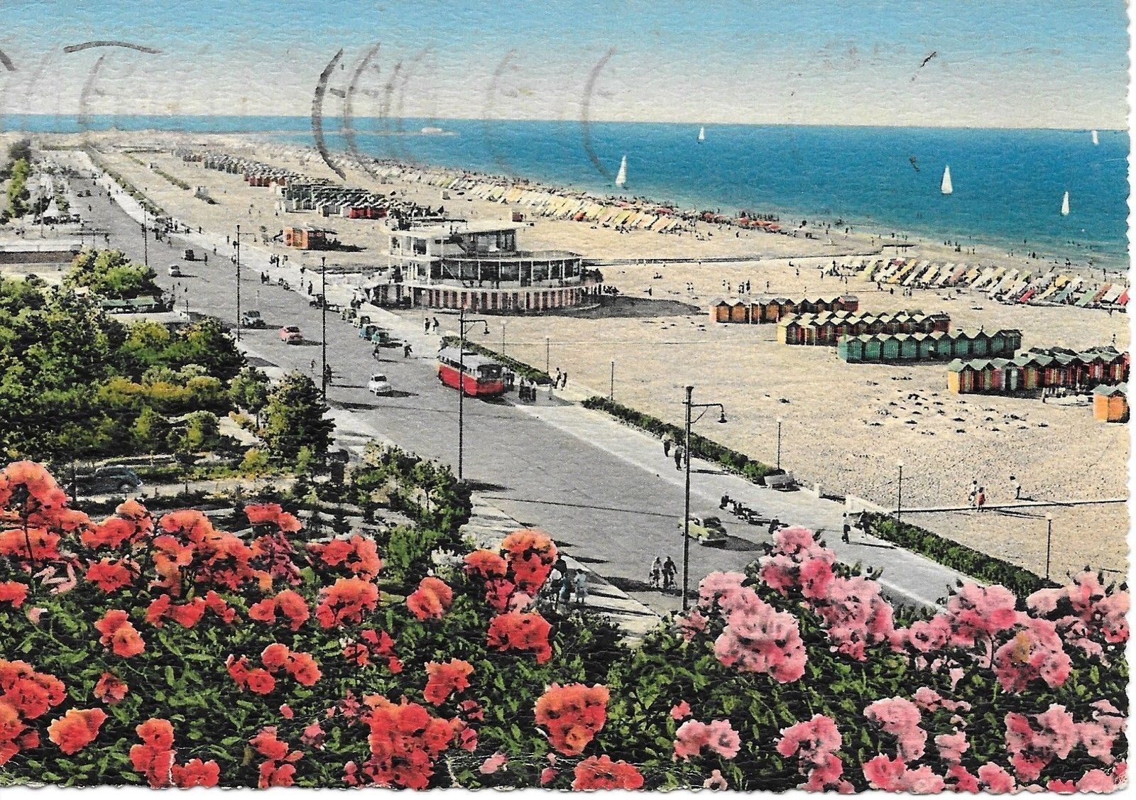 RIVIERA DI RIMINI - SPIAGGIA - COLORATA - V1957