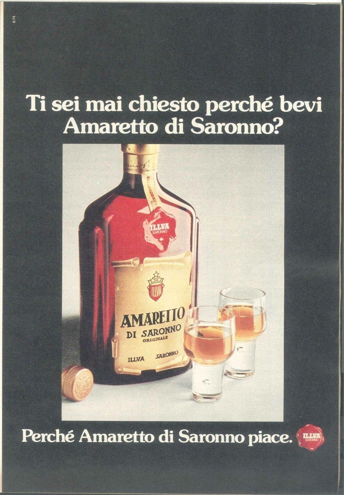 AMARETTO DI SARONNO - BEVANDE - ADVERSITING -