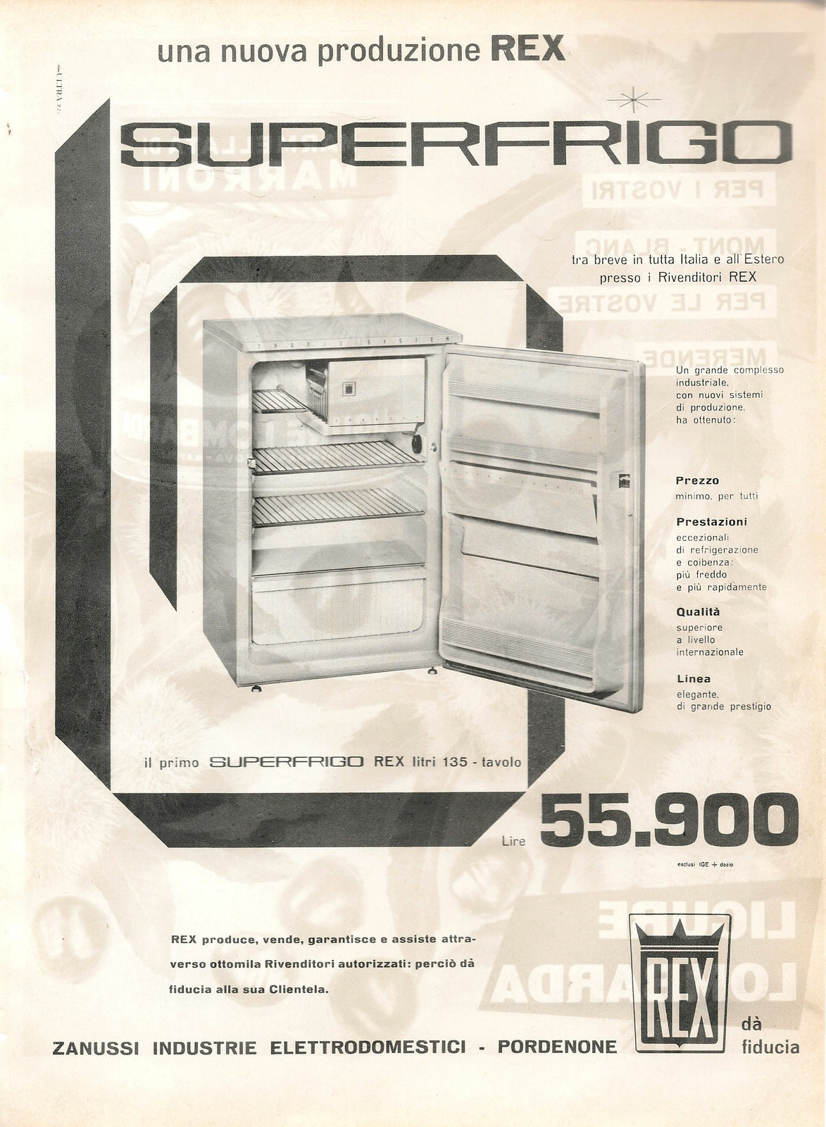 REX. SUPERFRIGO - ADVERTISING