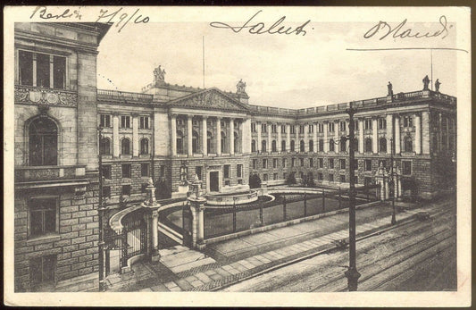 BERLINO - DAS HERRENHAUS - DISEGNATA V1910