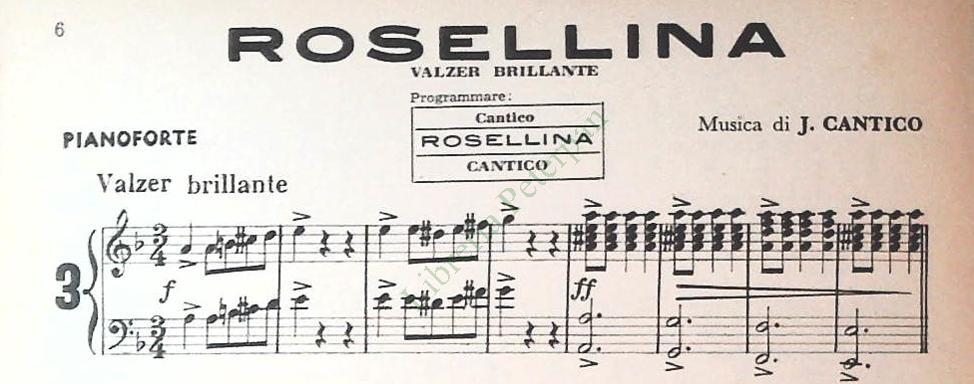 REPERTORIO CANTICO - 8 BRANI - SPARTITO-SHEET MUSIC