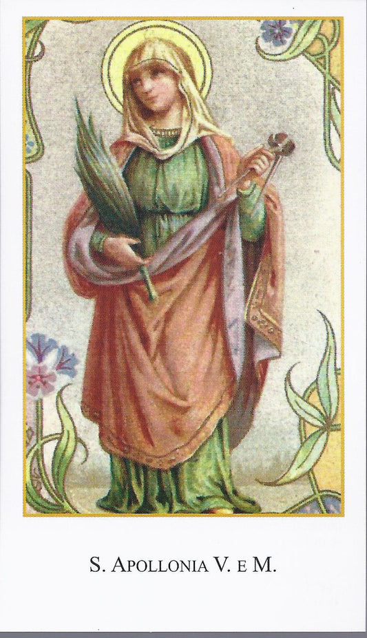 S. APOLLONIA V. e M. - SANTINO - AS014-168 - Ed. Paco