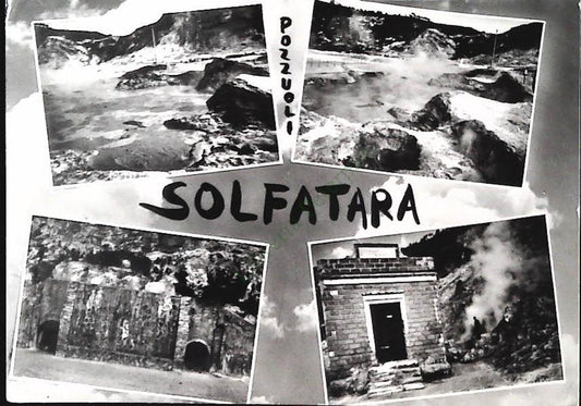 POZZUOLI SOLFATARA - QUATTRO VEDUTE - V1966