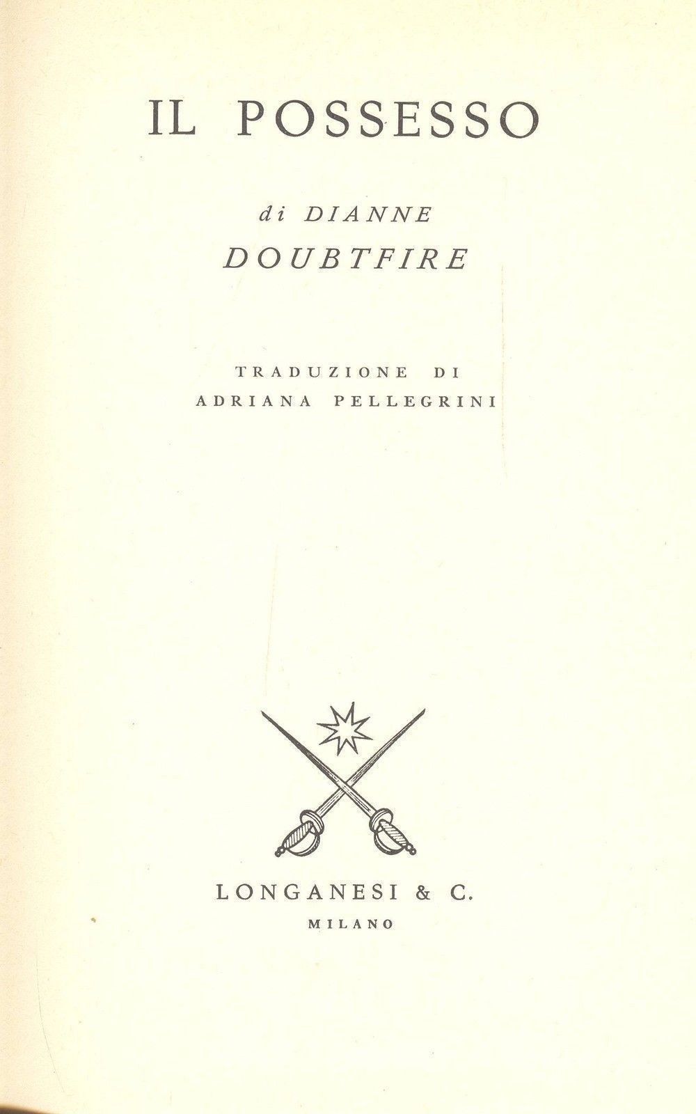 IL POSSESSO - DIANNE DOUBTFIRE