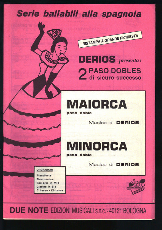 MAIORCA - MINORCA - (Derios) PASO DOBLES # SPARTITO