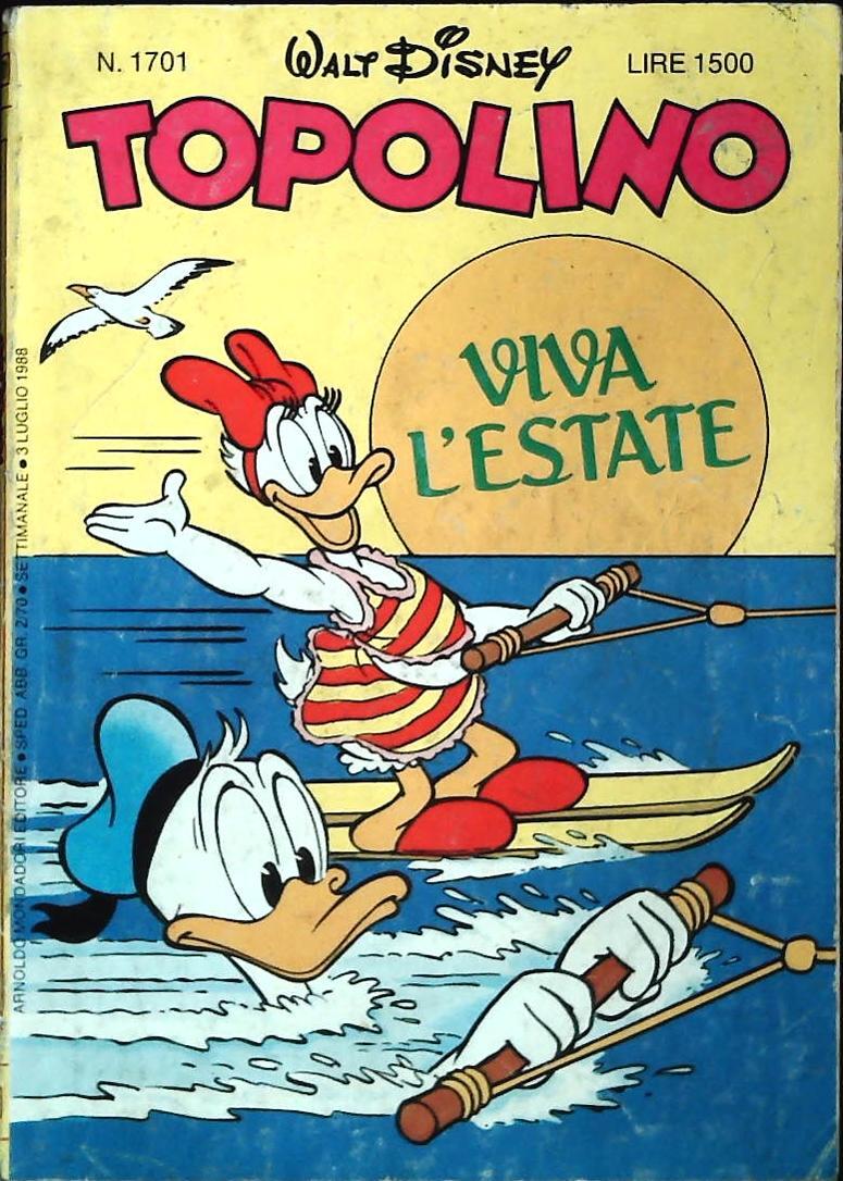 TOPOLINO N. 1701 - 3 LUGLIO 1988