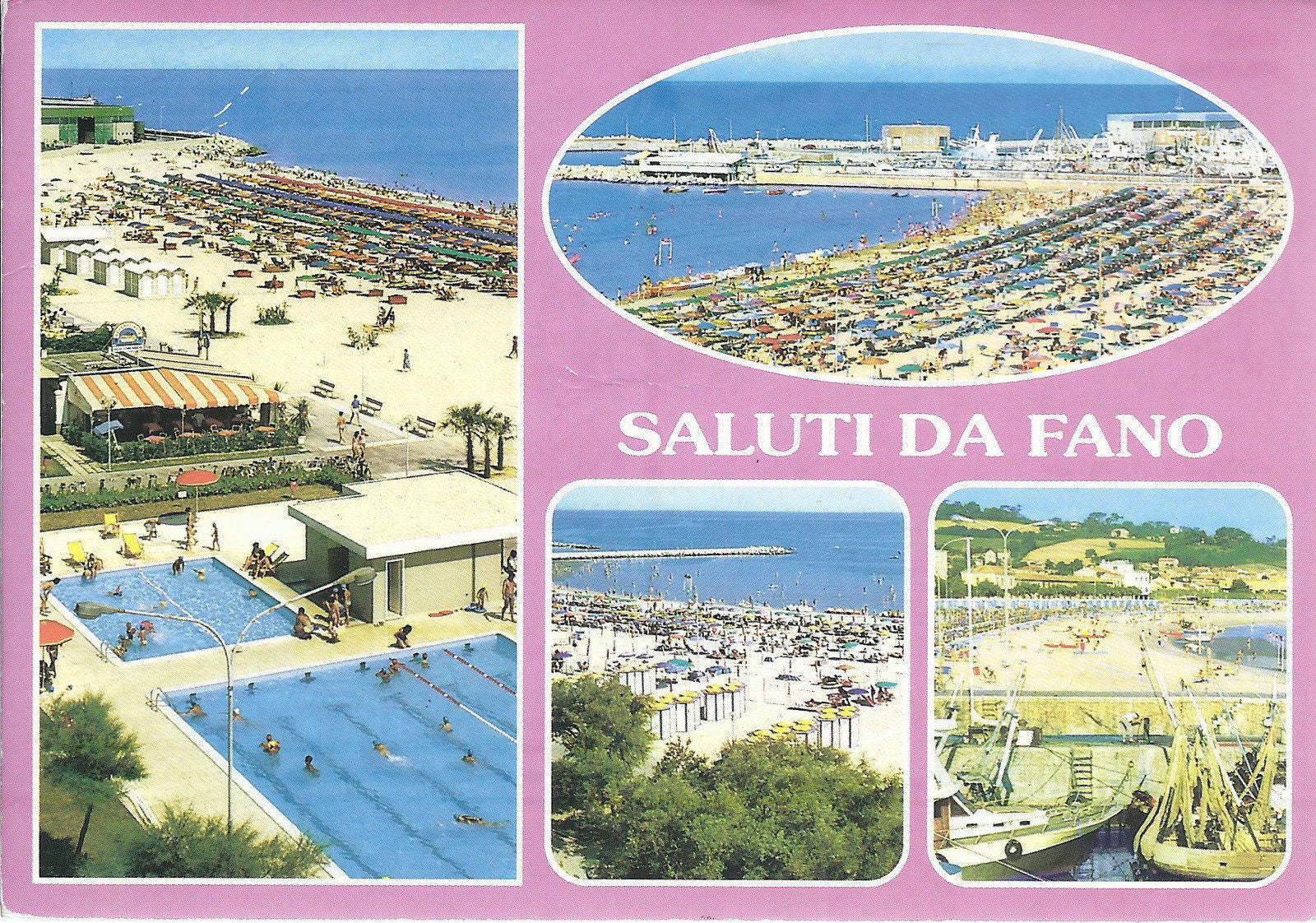 FANO - SALUTI - 4 VEDUTE - 1995