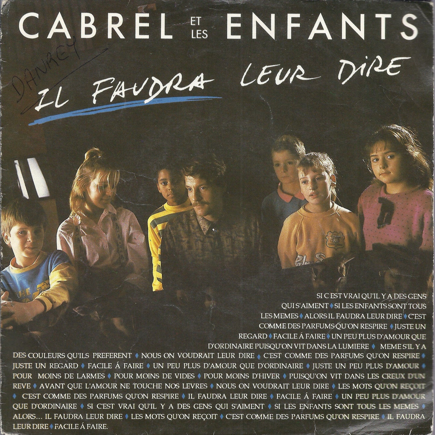 IL FAUDRA LEUR DIRE  vocal - instrumental # CABREL et les ENFANTS