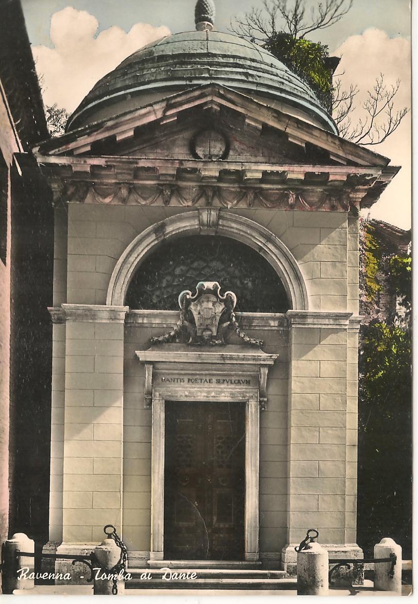 RAVENNA - TOMBA DI DANTE - V1958 - ACQUARELLATA