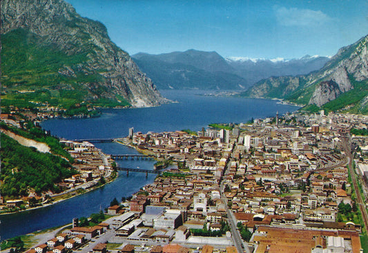 LECCO - LAGO DI COMO - PANORAMA DALL'AEREO - NV - FG