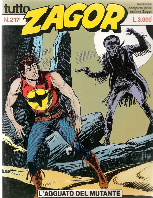TUTTO ZAGOR N° 217 - L'AGGUATO DEL MUTANTE
