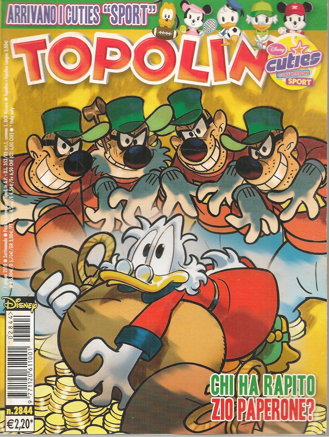 TOPOLINO N. 2844 - 1 GIUGNO 2010