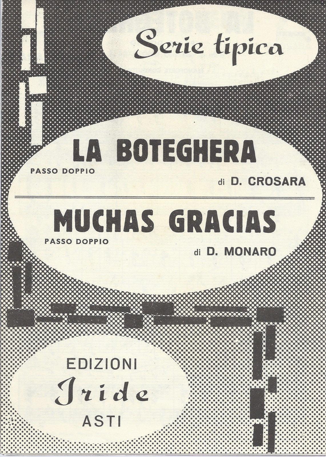 LA BOTEGHERA  D. Crosara - MUCHAS GRACIAS  D. Monaro # SPARTITO - passo doppio