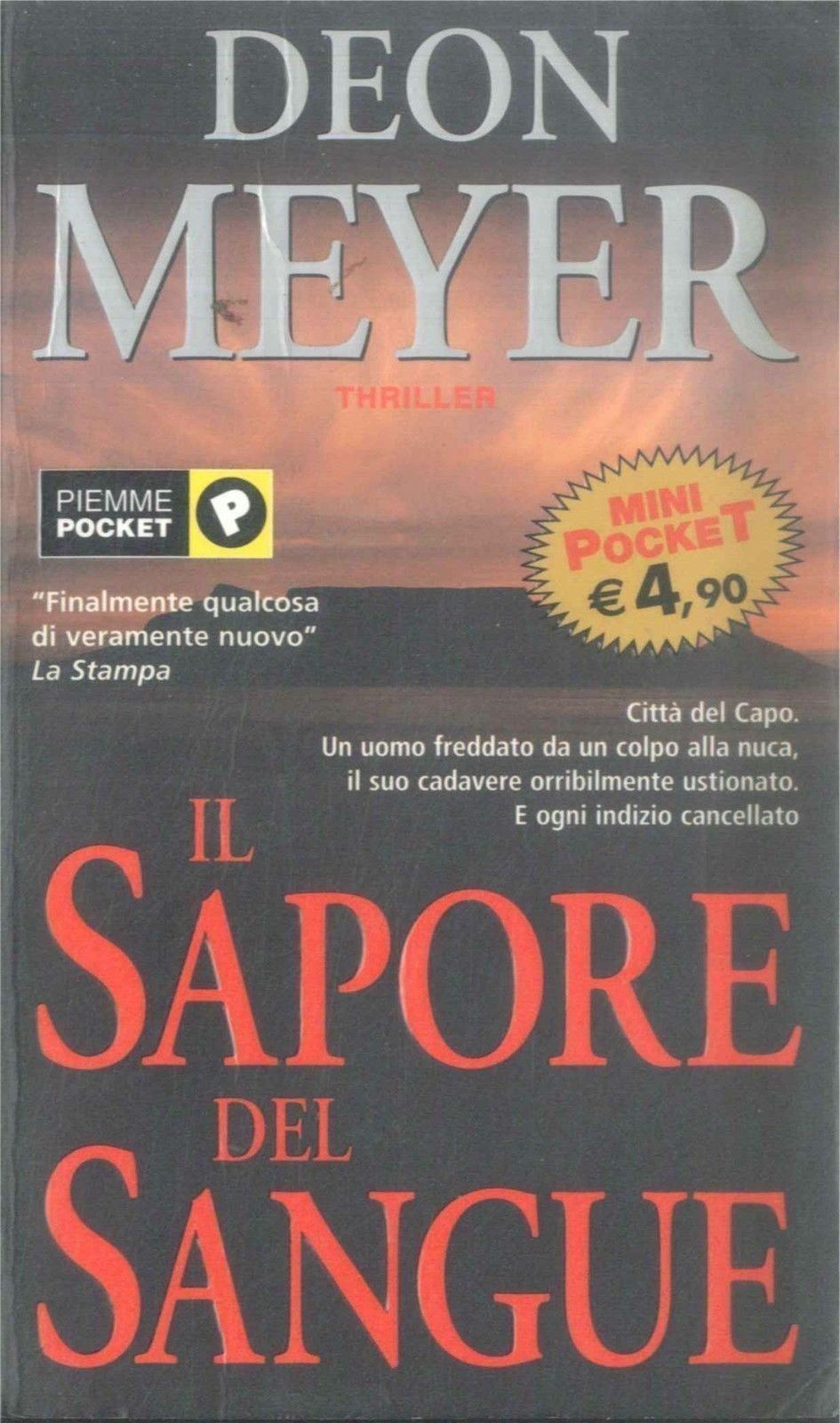 IL SAPORE DEL SANGUE - DEON MEYER