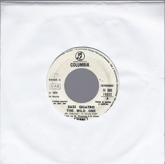 THE WILD ONE # SUZI QUATRO = ROCK ME GENTLY # ANDY KIM - Edizioni per Juke Box