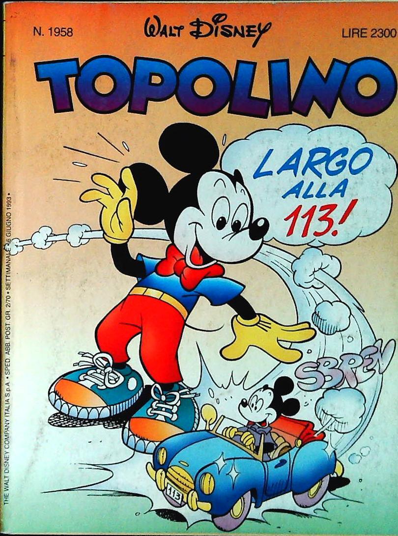 TOPOLINO N. 1958 - 6 GIUGNO 1993