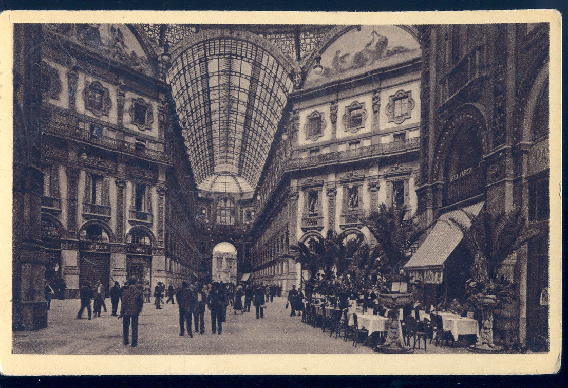 MILANO - GALLERIA VITTORIO EMANUELE II - INTERNO - V1939
