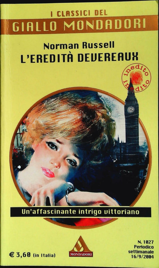 L'EREDITA' DEVEREAUX - NORMAN RUSSEL - CLASSICI DEL GIALLO M. 1027