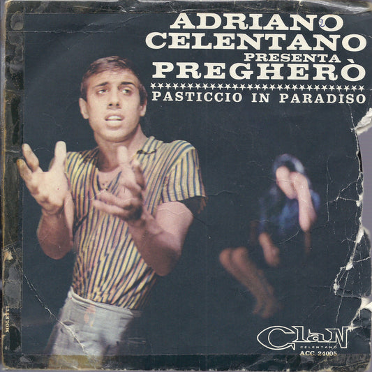 PREGHERO' - PASTICCIO IN PARADISO # ADRIANO CELENTANO e I Ribelli - minidepliant