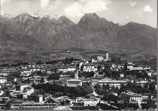 FELTRE - PRE DOLOMITI - PANORAMA - V 1961