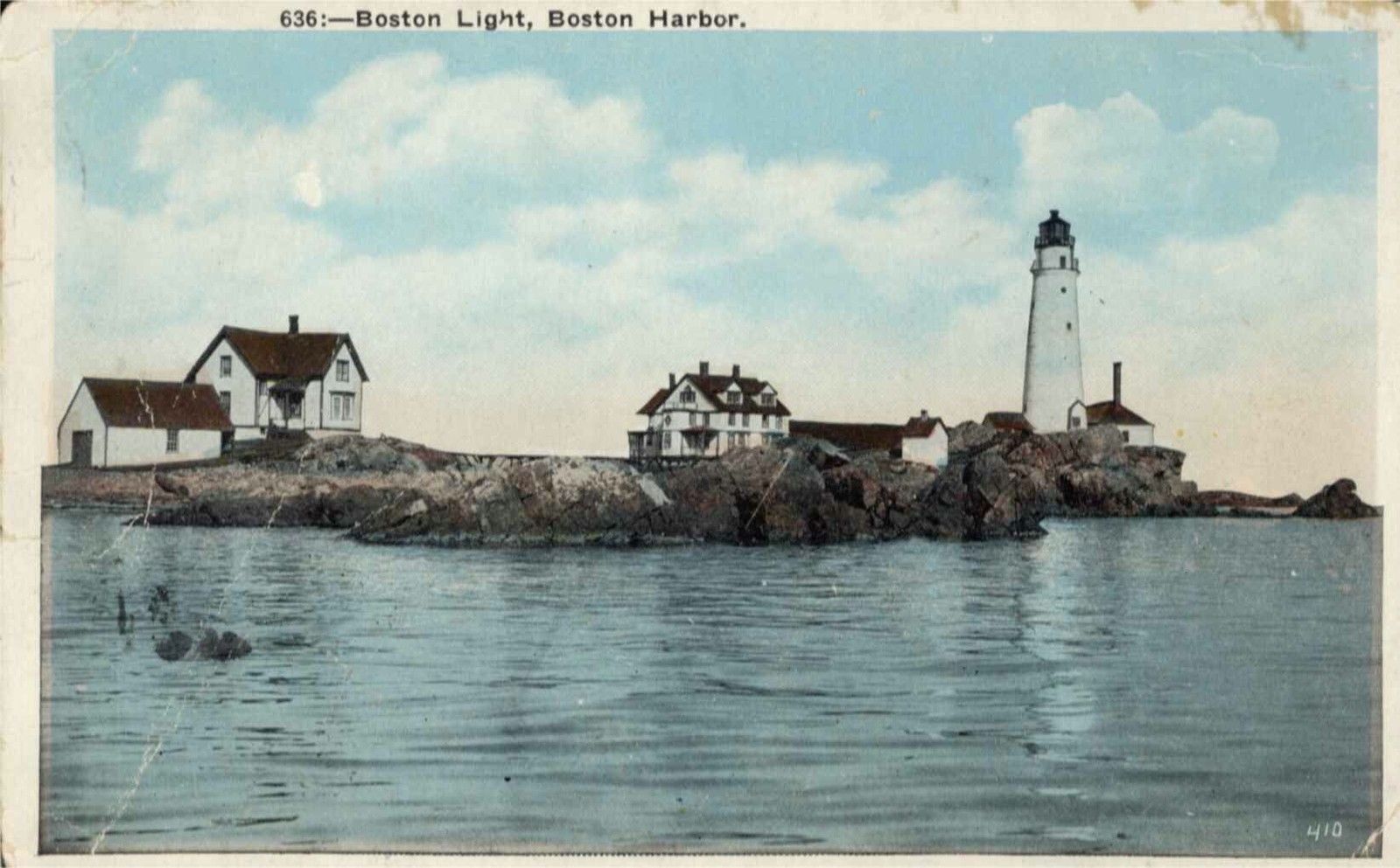 BOSTON - BOST HARBOR - 1929