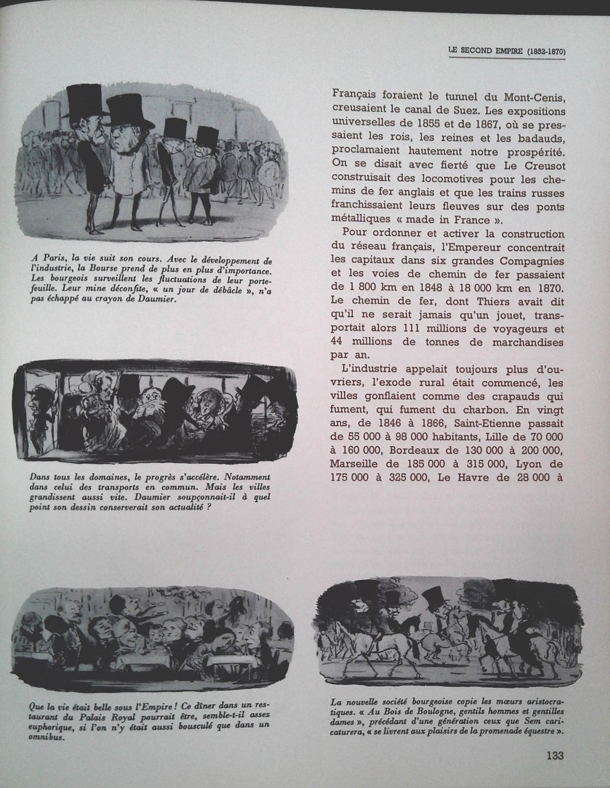 1760-1860 DEUX SIECLES D'HISTORIE DE FRANCE PAR LA CARICATURE - FRENCH TEXT