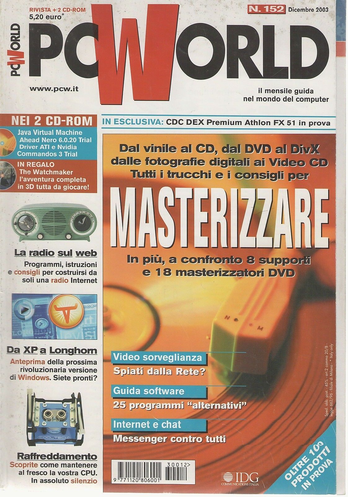 PC WORLD N° 152 DICEMBRE 2003 - AA.VV.