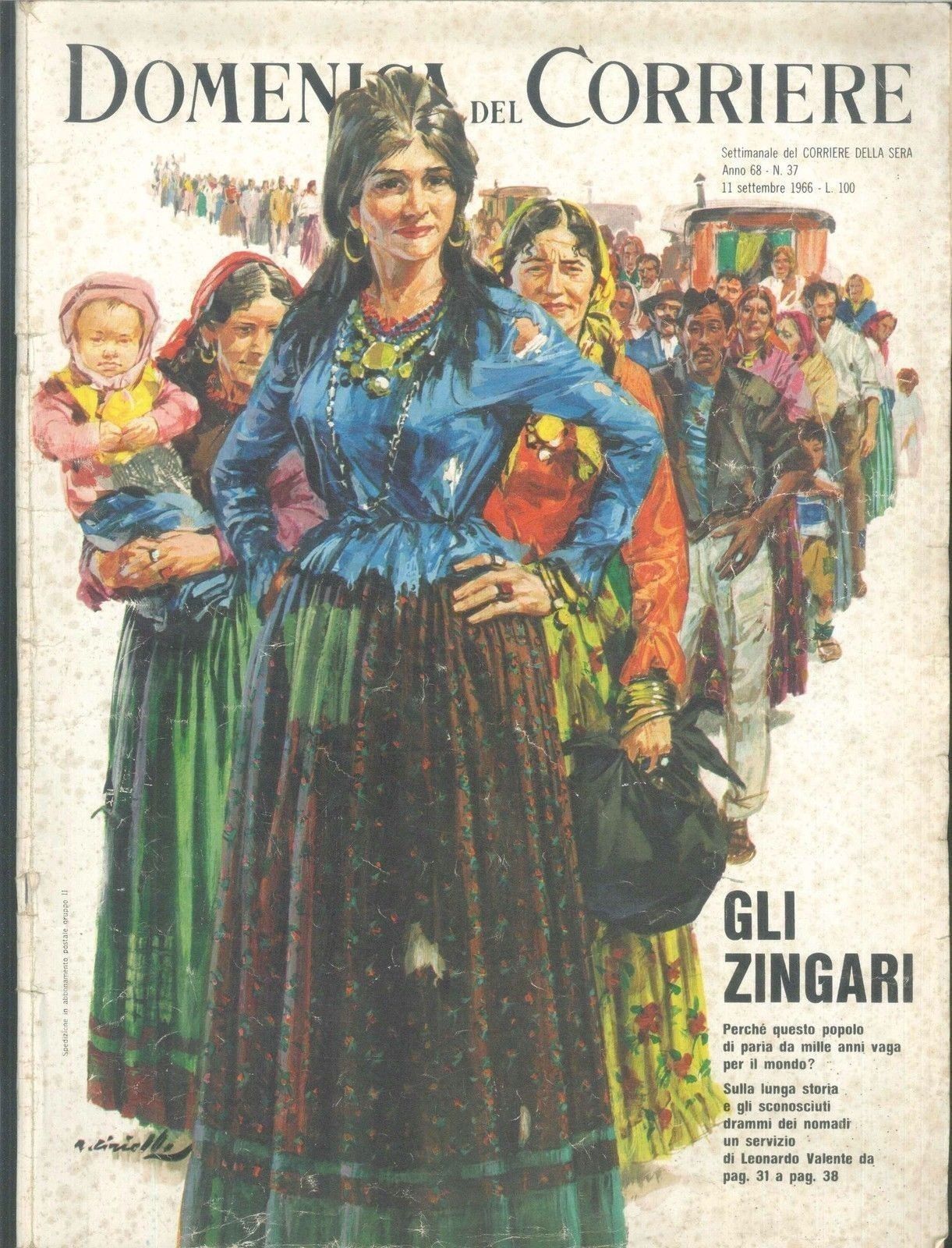 DOMENICA DEL CORRIERE N 37 - 11 SETTEMBRE 1966