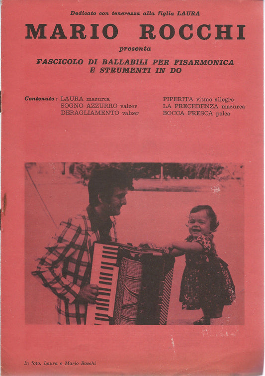 LAURA + 5 BRANI di Mario Rocchi # SPARTITO - Fisarmonica - Strumenti in DO