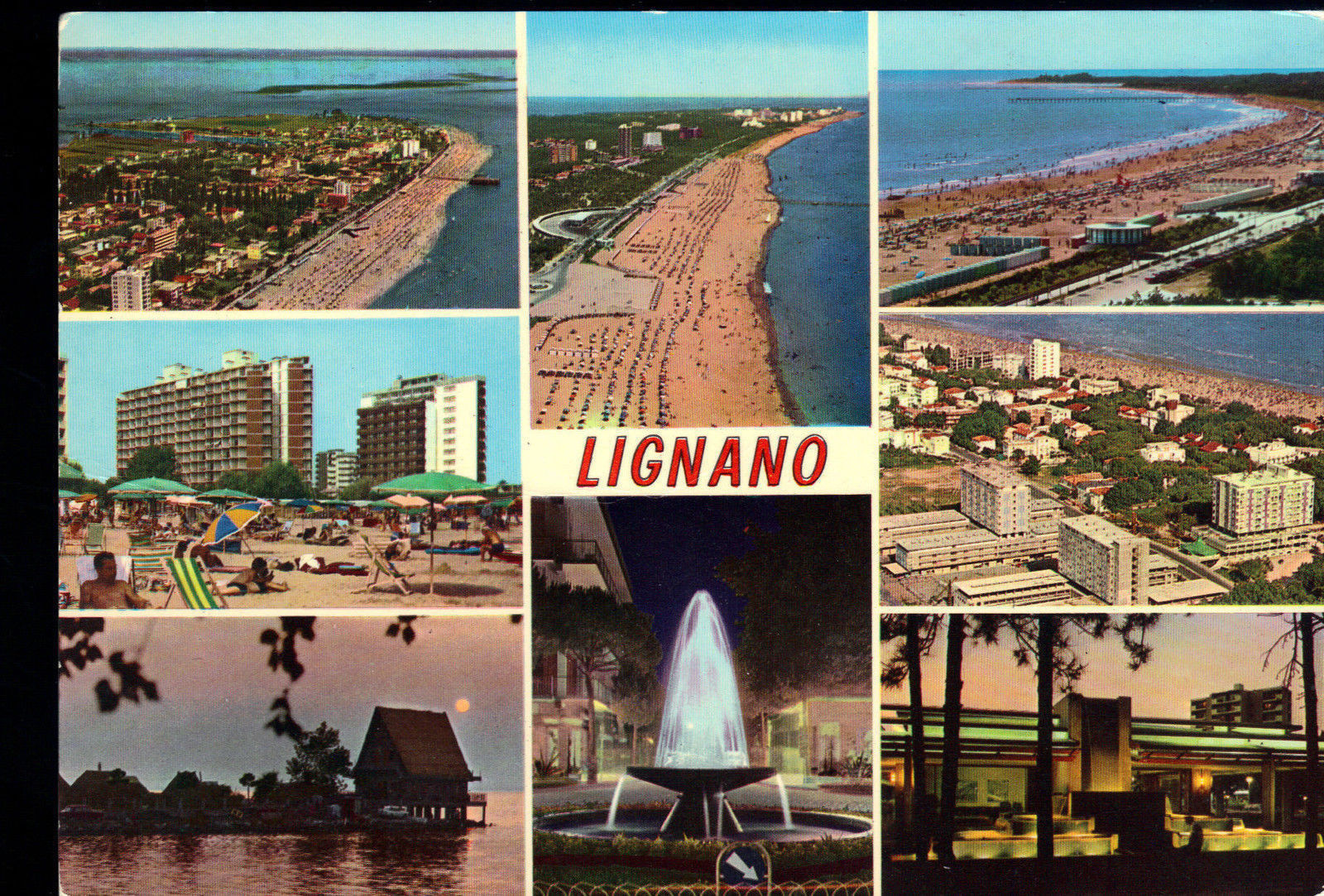 LIGNANO SABBIADORO - 8 VEDUTINE - V1971