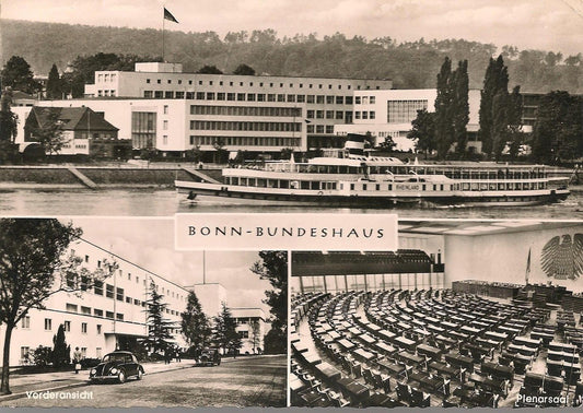 BONN - BUNDESHAUS - 3 VEDUTE/3 BILDER -  V/G1966