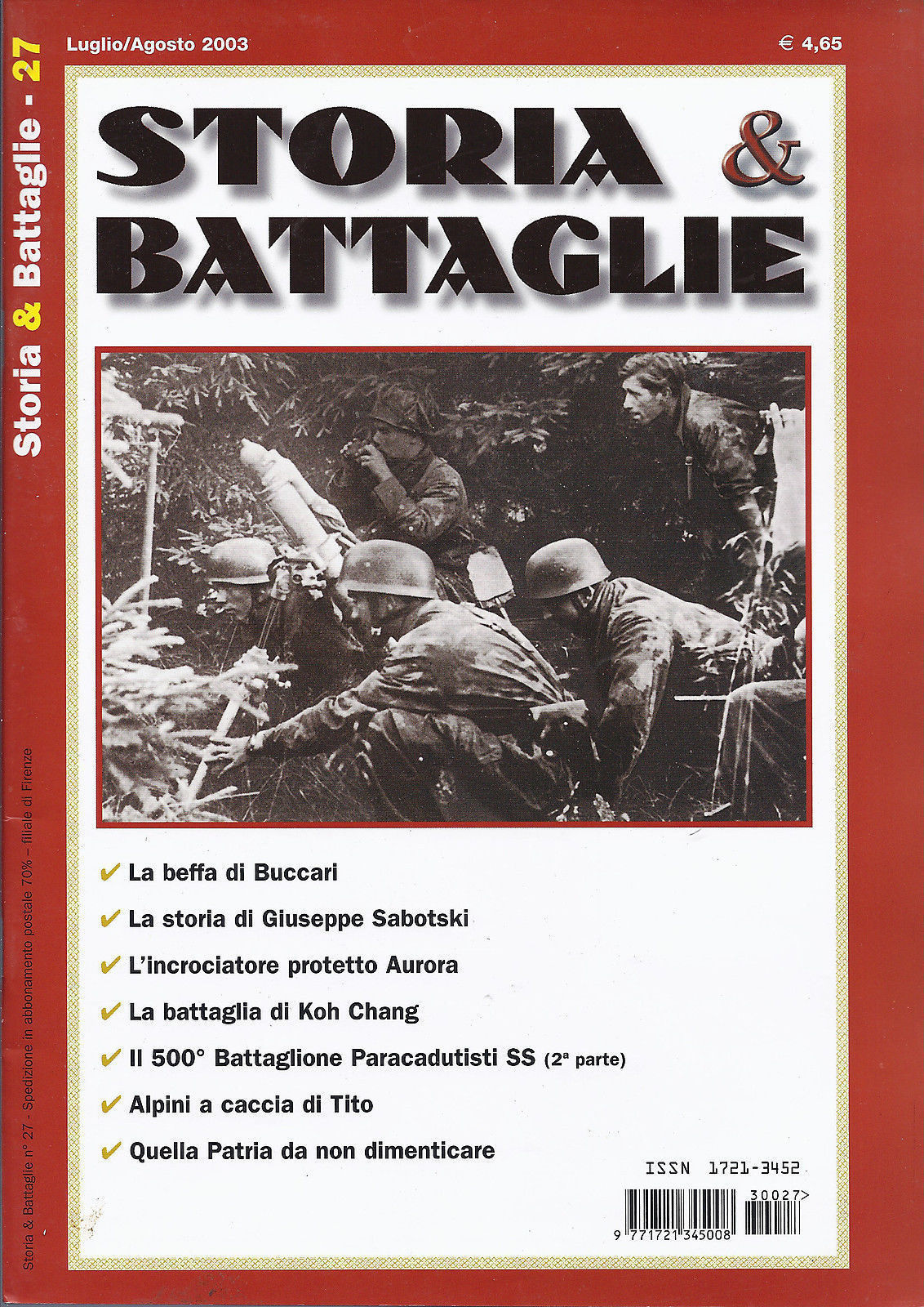 STORIA & BATTAGLIE N 27 - LUGLIO-AOSTO 2003