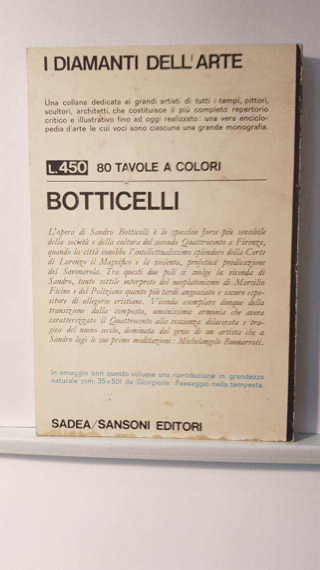 BOTTICELLI - ALBERTO BUSIGANNI - I DIAMANTE DELL'ARTE N. 1