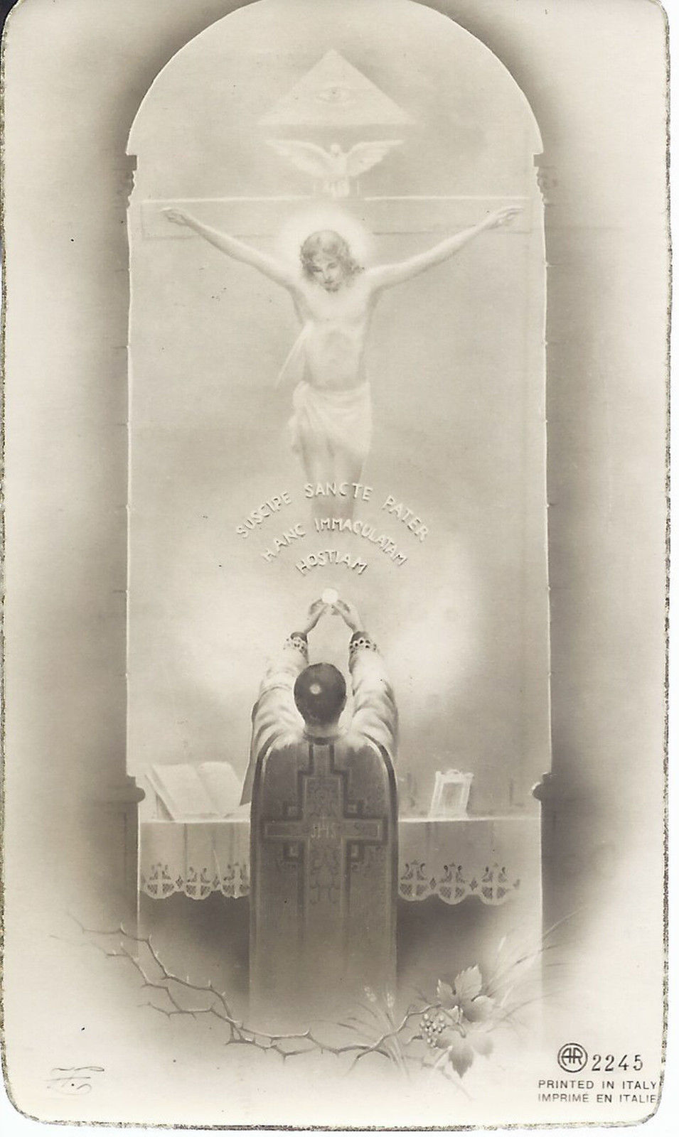 SUSCIPE SANCTE PATER HANC IMMACULATAM HOSTIAM - Ordinazione 