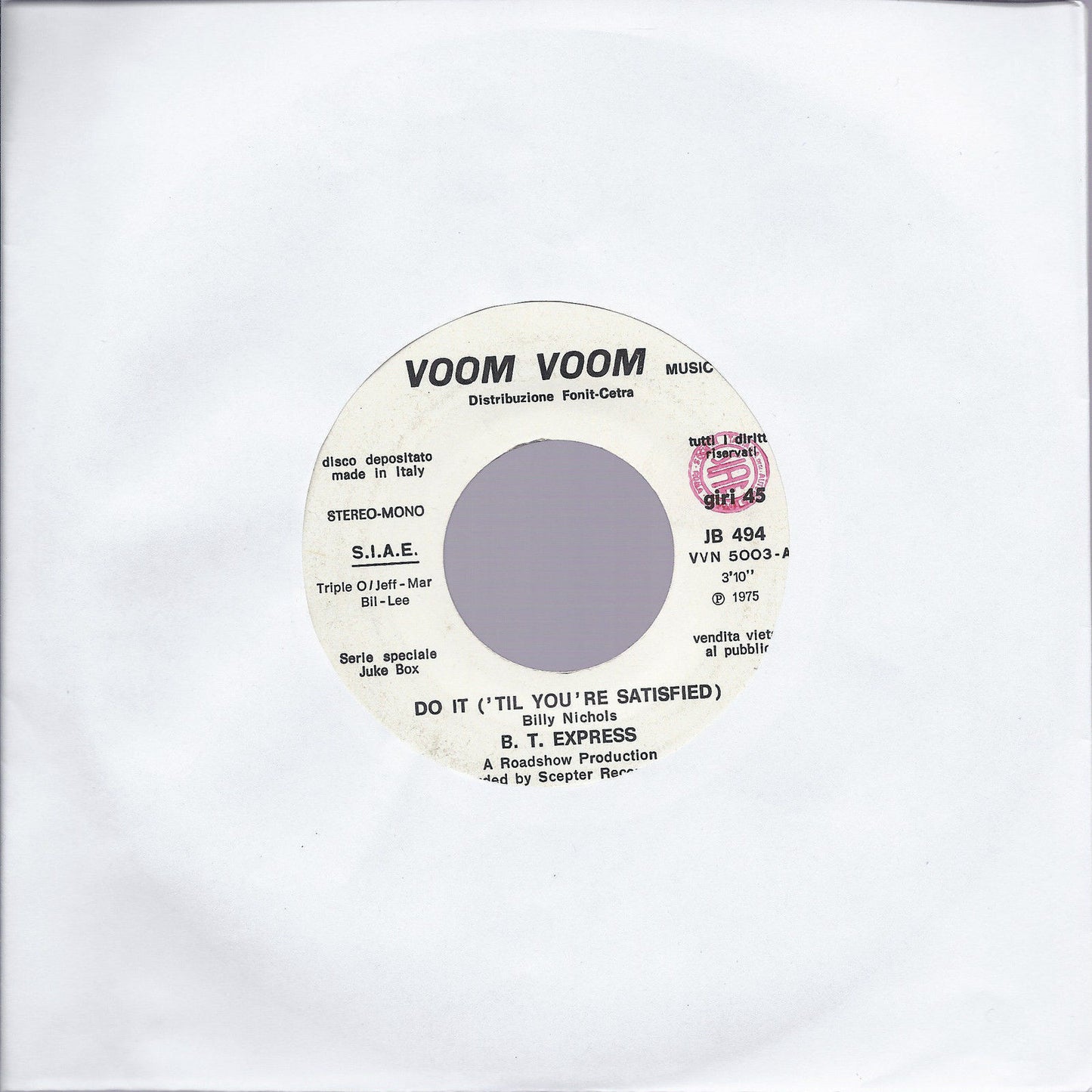DO IT ('TIL YOU 'RE SATISFIED) # B. T.EXPRESS - GEE BABY # PETER SHELLEY JukeBox