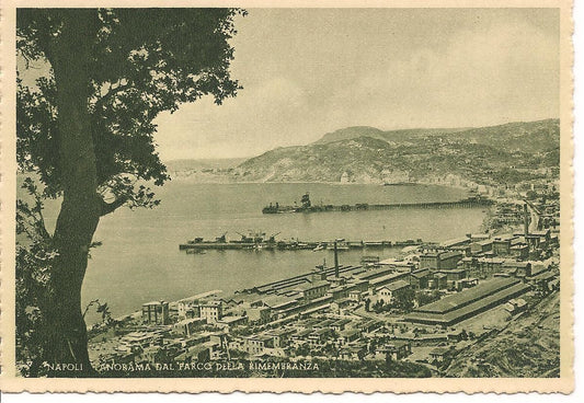 NAPOLI - PANORAMA DAL PARCO DELLA RIMEMBRANZA - NV