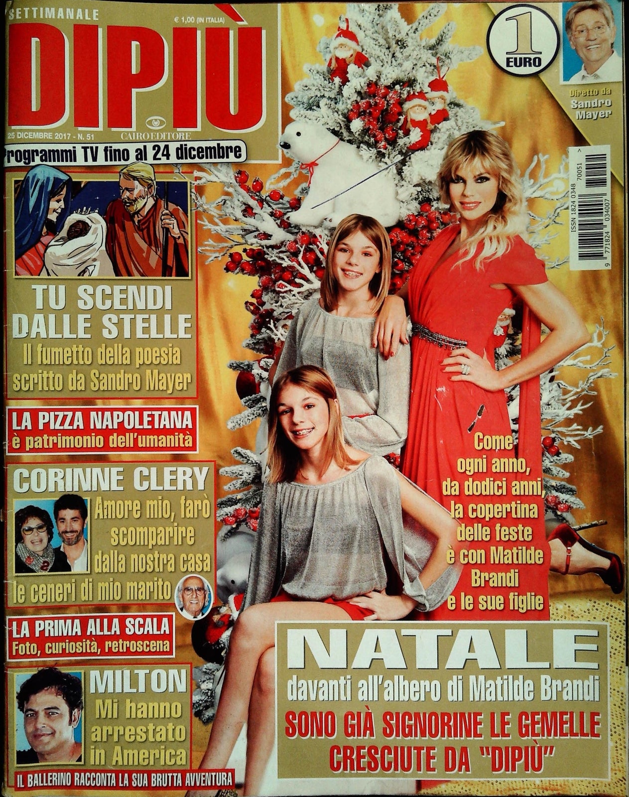 DI PIU' 25 DICEMBRE 2017 - MILTON-CORINNE CLERY - MATILDE BRANDI