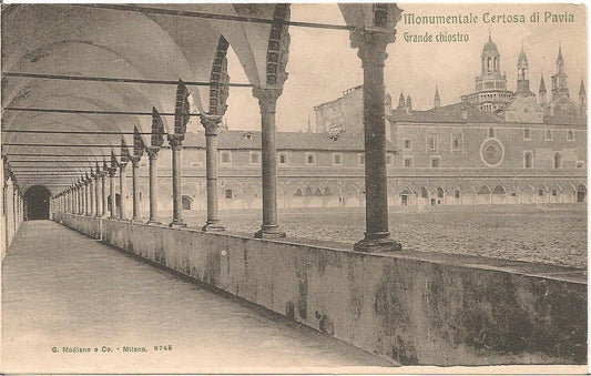 CERTOSA DI PAVIA - GRANDE CHIOSTRO - NV