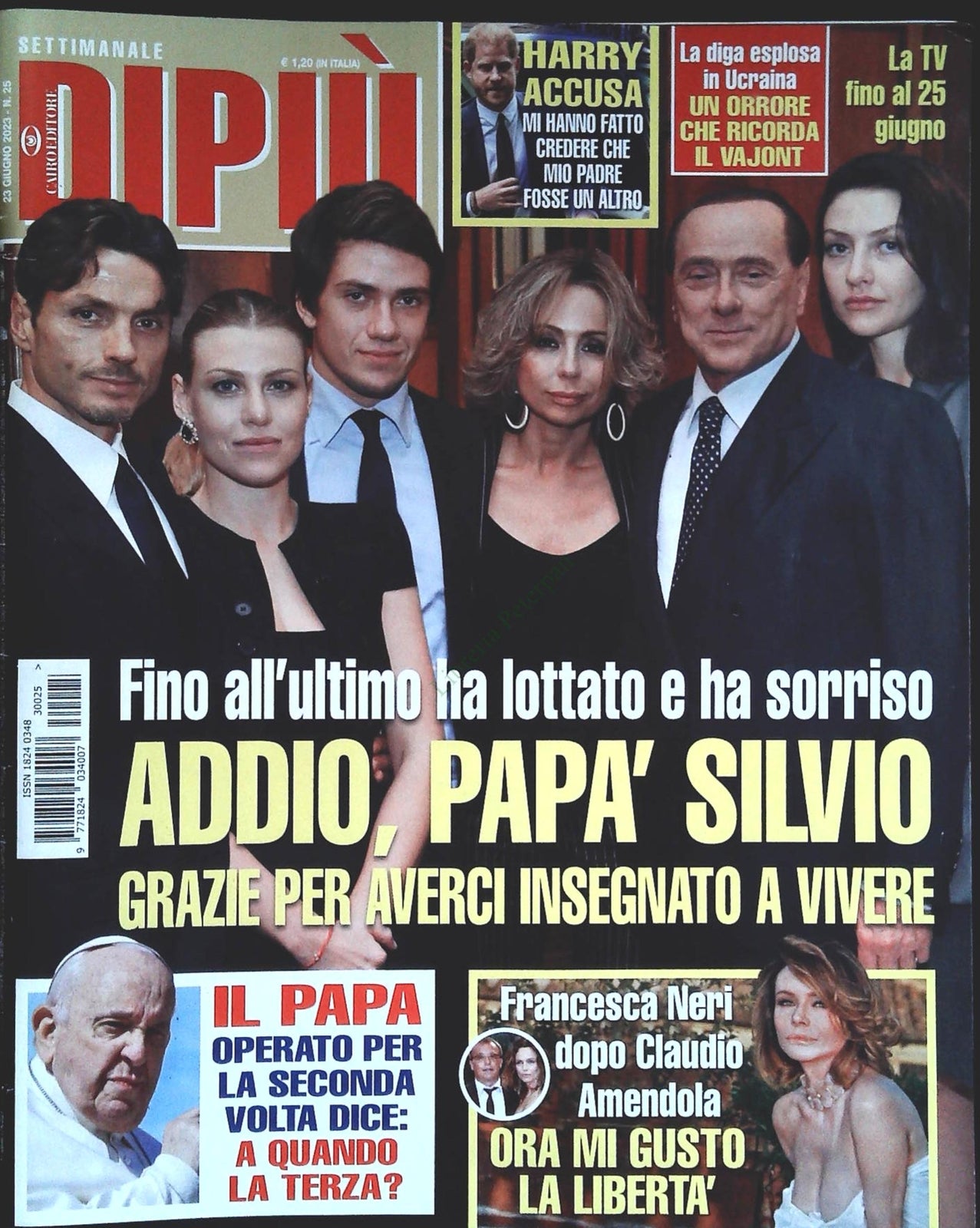 DI PIU' 23 GIUGNO 2023 - BERLOSCONI - RANCESCA NERI - OUTLET DEL LIBRO