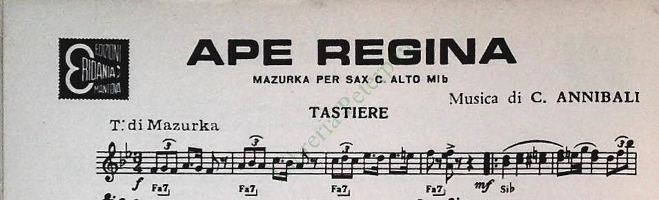MERINGA- polka - APE REGINA. mazurka - SPARTITO-SHEET MUSIC