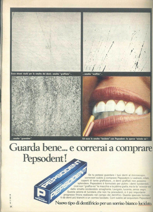 PEPSODENT - IGIENE PERSONALE - ADVERSITING