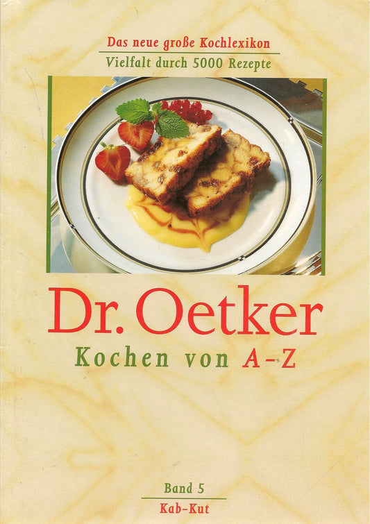 DR. OETKER KOCHEN VON A-Z BAND 5 KUB-KUT     GERMAN TEXT