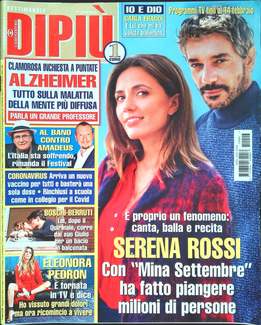 DI PIU' 12 FEBBRAIO 2021 - SERENA ROSSI - BOSCHI-BERRUTI - PEDRON-OUTLET