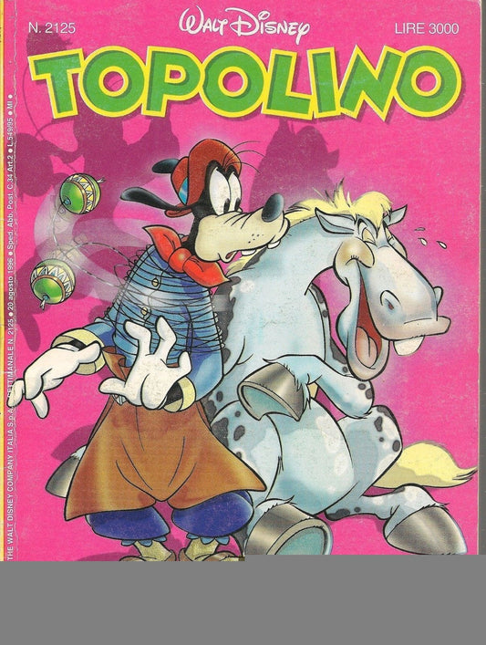 TOPOLINO N° 2125 - 20 AGOSTO 1996