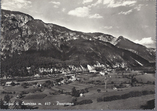 BAGNI DI LUSNIZZA - PANORAMA - V 1957 - FG
