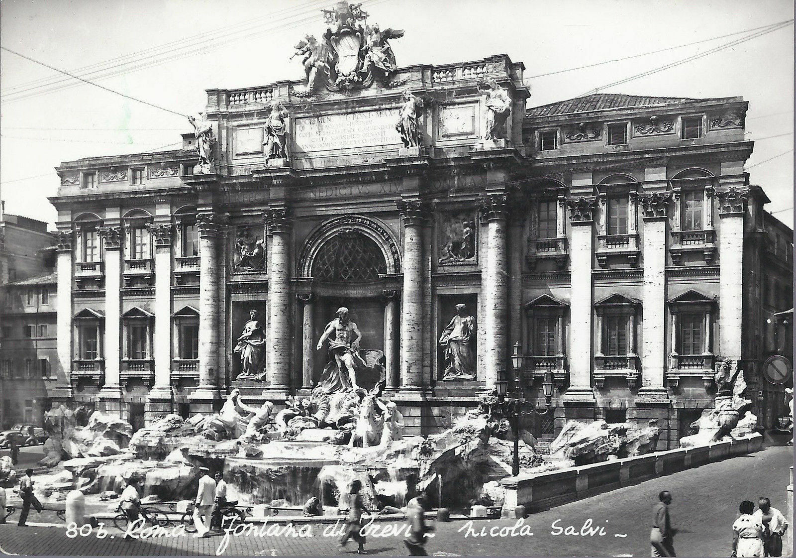 ROMA - FONTANA DI TREVI - Nicola Salvi - V 1955