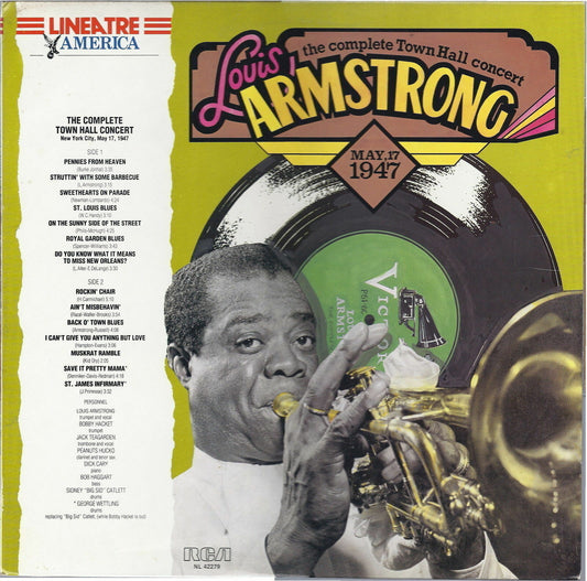 LOUIS ARMSTRONG, THE COMPLETE TOWN HALL CONCERT 17-5-1947 #