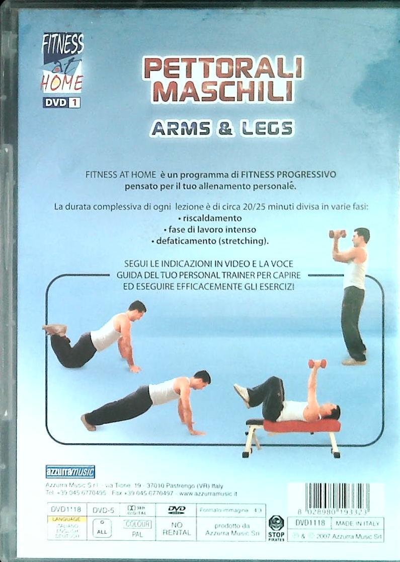 PETTORALI MASCHILI - FITNESS  AT HOME - DVD